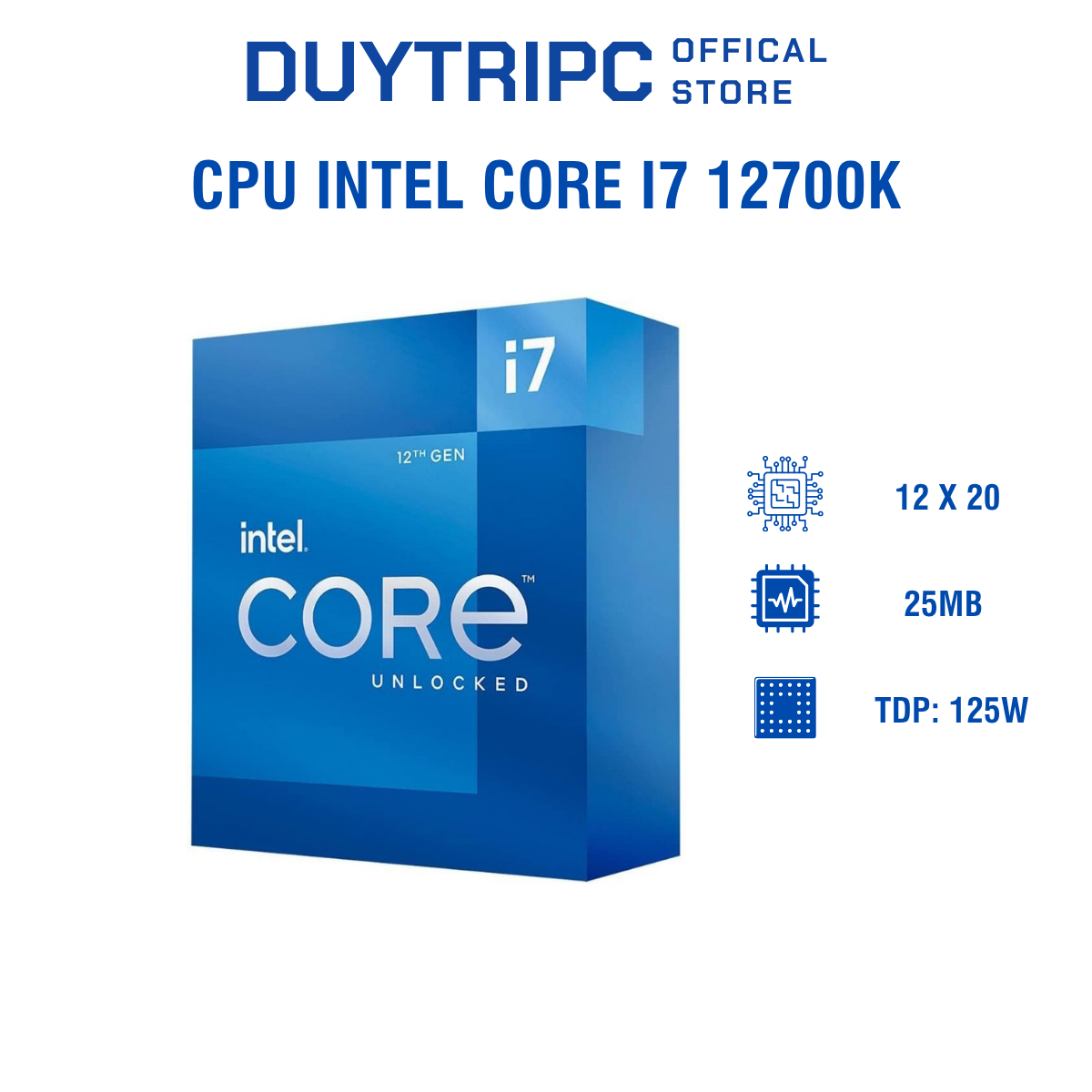 CPU Intel Core i7 12700K